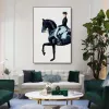 Modern entrance hall decorative paintings, light luxury soft decoration murals, orange Ma Yinglun-style restaurant oil paintings, Nordic-style living room wall hangings Item Picture